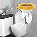 Toilet Flange Ring Toilet Pan Odor Prevent Plug Easy Install Drain Backflow Preventer