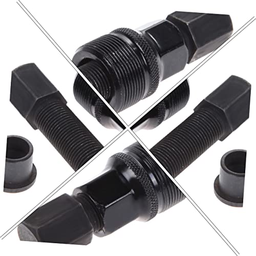BRIGHTFUFU Crankset Puller Tool Durable Bottom Bracket Removal Tool with Design for Taper Splined Crank Arms Compact Crank Arm Remover for Easy Bicycle Maintenance - Thumbnail 3