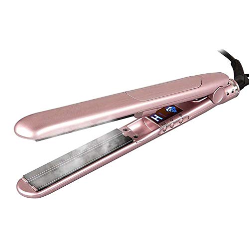 ADEKKPK Hair Straightener Steam Curling Iron and Flat Iron Ceramic Spray Curler, Temperature Adjustable Dual Voltage Suitable for Different Hair Needs.