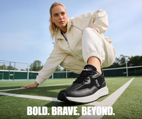Image of LOUIS STITCH Women's Lightweight Athleisure Sport Shoes | Lightweight Casual Sneakers | Sporty Lace-Up Sneaker and Athleisure Wear| Perfect for Casual, Gym & Travel Wear | LSLD-AT-RF01