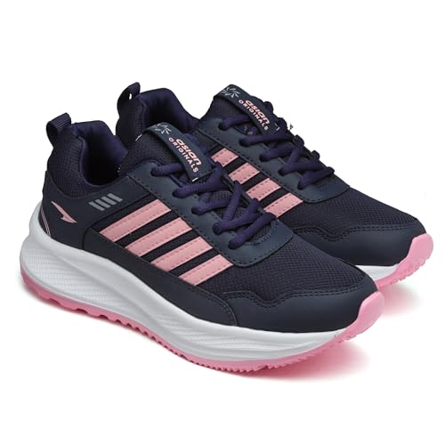 Image of ASIAN Women's Fashion-13 Sports Running,Walking & Gym Shoes For Eva Sole Casual Sneaker Lightweight Lace-Up Shoes For Girl's