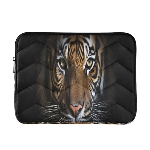 Funda para laptop 13-14 pulg impermeable cara tigre