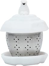 Cabilock Cute Bear Floating Loose Leaf Tea Cup Infuser Fine Mesh Tea Infuser Strainer Filters Tea Interval Diffuser for Loose Leaf Tea and Spices Seasoning