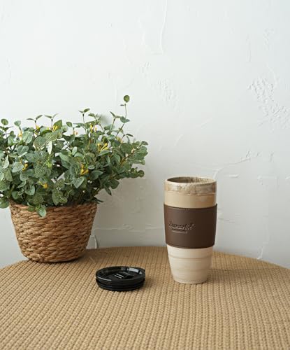 Taza de cerámica para viaje Bosmarlin 21 oz con tapa miniatura 4