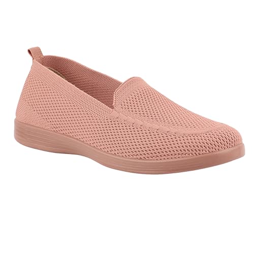 WELCOME Womens Casual Slipon Shoes, W Knit 18-D Peach_7 (B0CRR7L4RF) Amazon Price History, Amazon Price Tracker