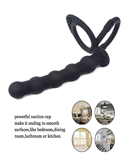 Gode anal stimulateur de prostate et plug avec perles pour massage homme - 5