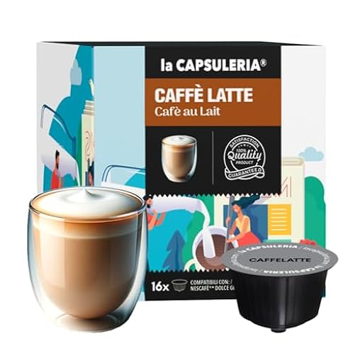 CAFÉ CON LECHE/CAFÉ AU LAIT (96 Cápsulas) compatibles con Nescafé Dolce Gusto, x6 pack de 16 cápsulas - Total: 96 cápsulas - (La Capsuleria) | Ya disponible en tu tienda friki favorita! En mundofriki.es!