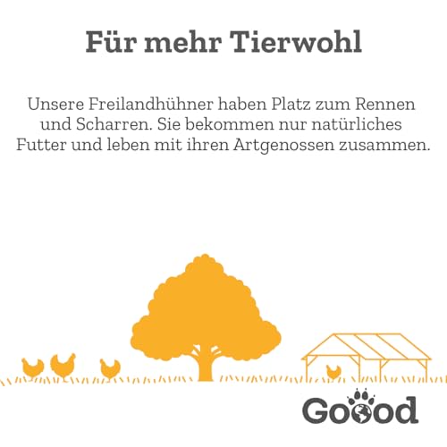 Goood - Adult Freiland-Pute - Nassfutter, Hundefutter - mit regionaler Gerste und Pastinake - Weizenfrei, Ohne Konservierungsstoffe - 6 x 400 g