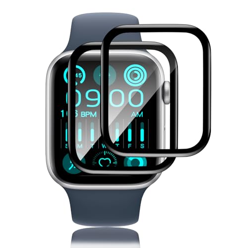 Agedate 2 unidades para Apple Watch Series 10 42 mm Protector de pantalla, 3D de alta sensibilidad de vidrio protector de pantalla para Watch 10 42 mm Protector de pantalla, 9H resistente a los golpes