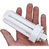 Technical Precision 42Watt CFL Triple Tube Light Bulb Replacement for GE General Electric G.E F42TBX827A4P/EOL Warm White 2700K PLT Bulb - GX24Q-4 4 Pin CFL Bulb - 1 Pack