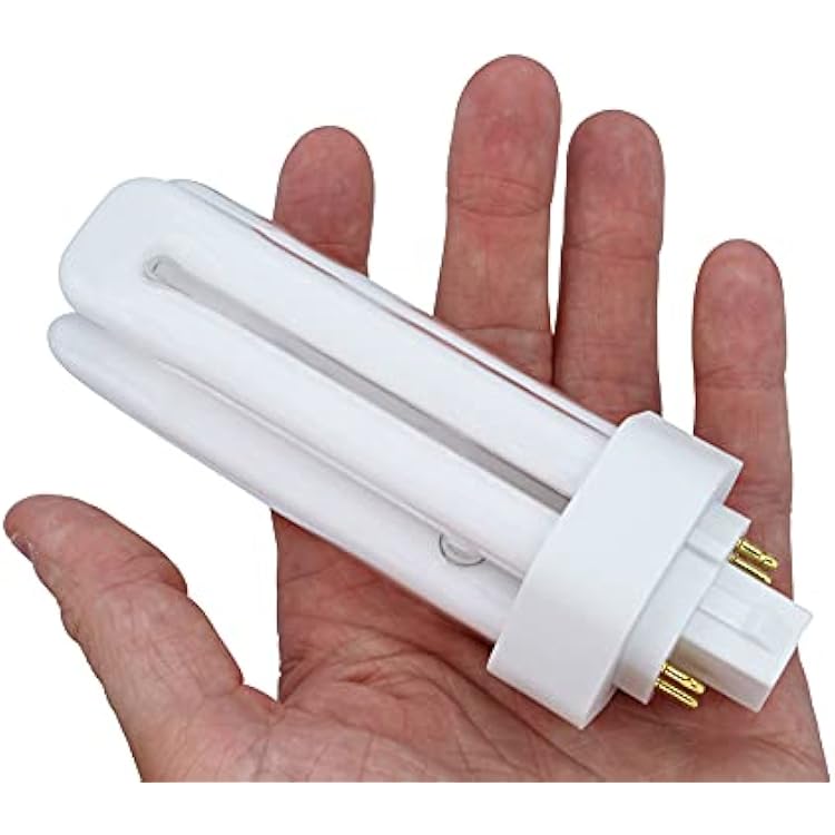 Technical Precision 42Watt CFL Triple Tube Light Bulb Replacement for GE General Electric G.E F42TBX827A4P/EOL Warm White 2700K PLT Bulb - GX24Q-4 4 Pin CFL Bulb - 1 Pack