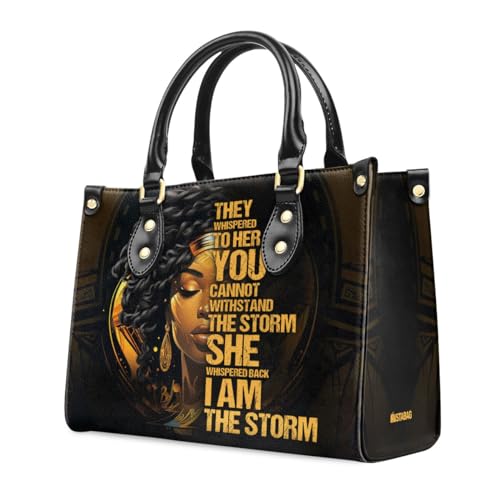 Image of Sistabag Leather Handbag For Black Women - Large Size Leather Totebag - Christmas Gifts For Women, Christmas Purse For Mom