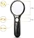 Lupa con Luz BUSATIA - 3 Lupas con Luz LED 3X 45X,...
