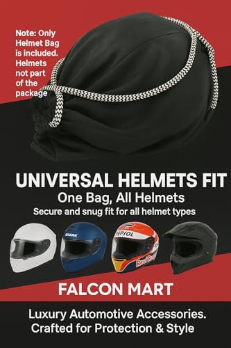 Image of Helmet Cover /Bag | Fits for All Helmets | (Polyester, Black)