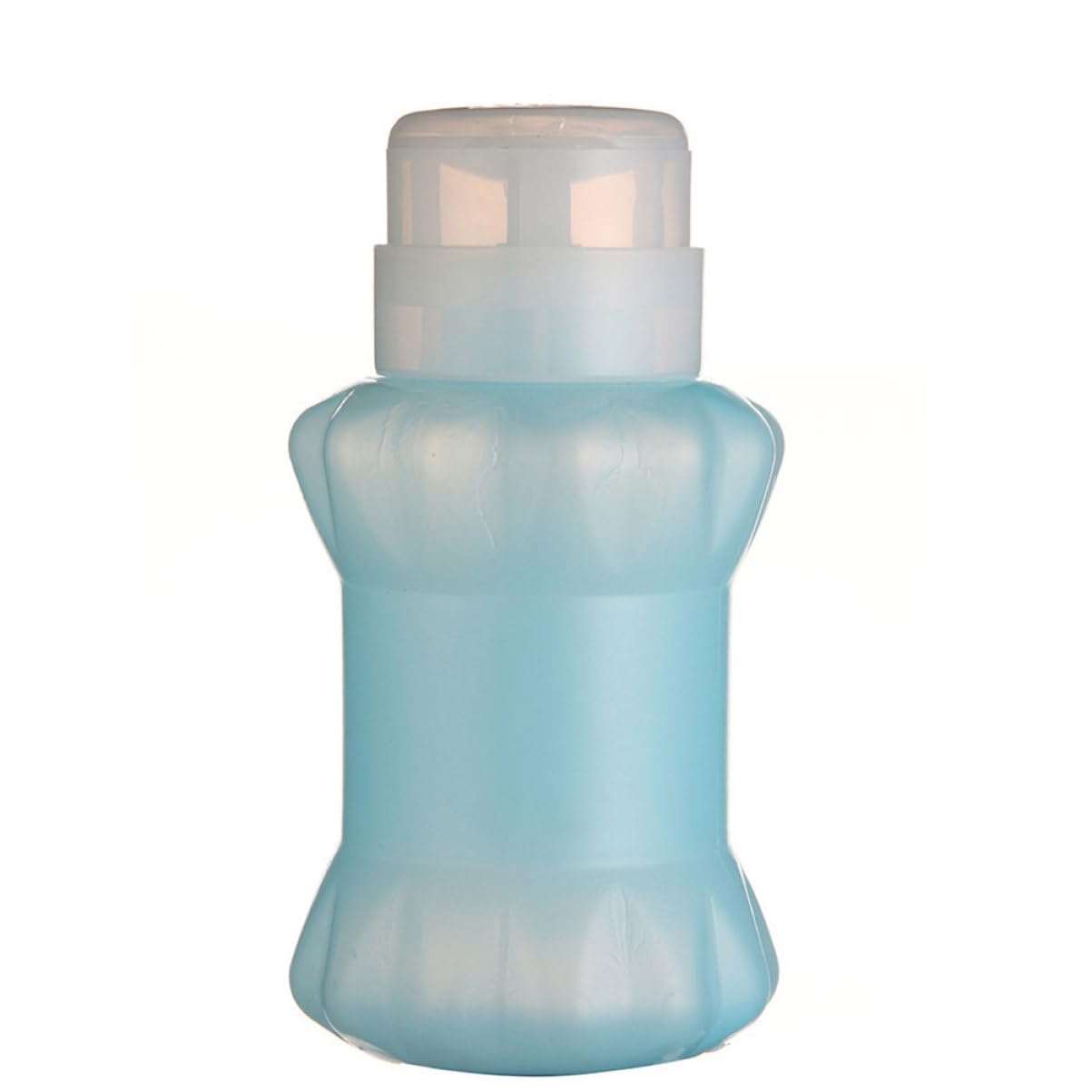 Ipetboom 3pcs Diamond Lockable Nail Polish Remover Bottle Plastic Pump Push down Pump Dispenser for Quick Sanitary Use