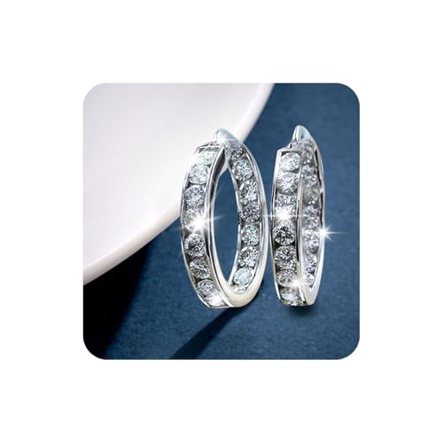 Amaon Liquidation Pallet 925 Sterling Silver Earrings For Women Valentines Day Gifts For Her Sales Today Clearance Hoop Earrings Colorful Earrings Birthday Wedding For Her Him Father Mother