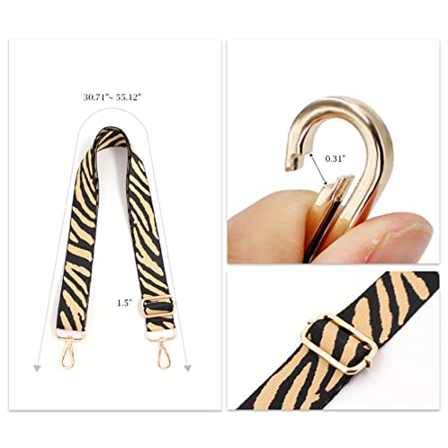 Image of TANOSII Wide Purse Strap Adjustable Replacement Shoulder Crossbody Strap Handbag Strap
