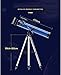 Beginner Astronomy Telescope for Kids Adults with Adjustable Tripod,All Metal Bracket,114mm Large Diameter,Travel Astron