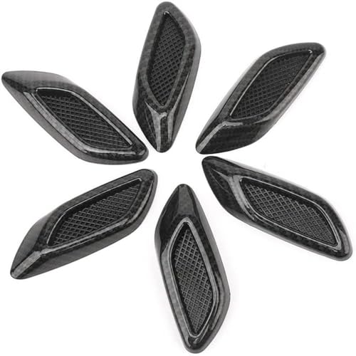 Autocollants pare-chocs cache-rayures style carbone kit ailerons capot universel
