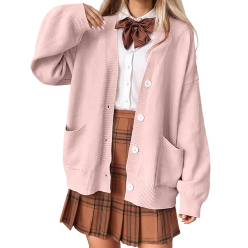 Chaqueta beige mujer de lana suéter de punto suave abierto y cómodo