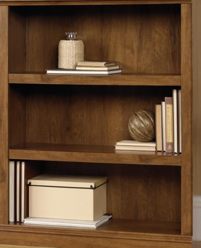 Image of Sauder Miscellaneous Storage 3-Shelf Bookcase / Book shelf, Oiled Oak finish