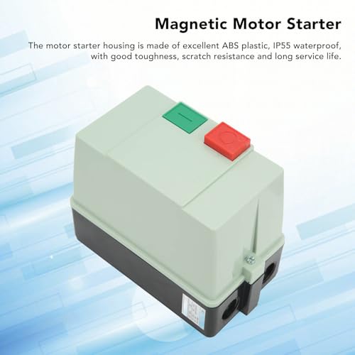 Arrancador magnético monofásico para motores 32A, interruptor de control para motores eléctricos, herramientas eléctricas y maquinaria industrial miniatura 4