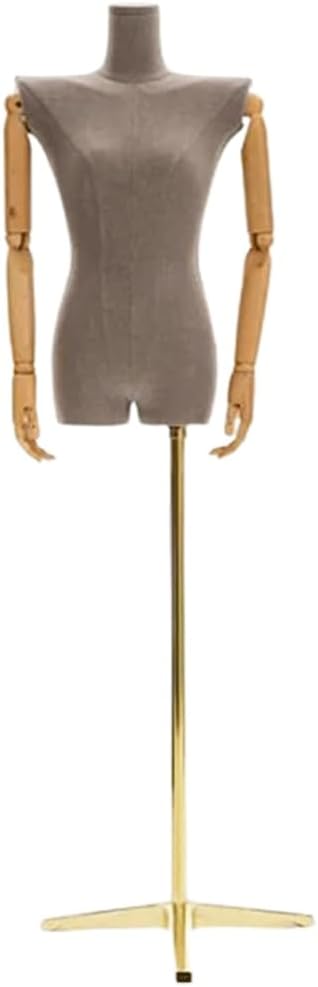 Durable Mannequin with Tripod Base Female Bust Mannequin with Wide Shoulders Retail Mannequins Window Display Mannequin