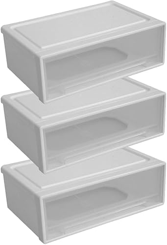 Abaodam 1 Unidades de Baño Cosméticos Titular Maquillaje Exhibición Escritorio Cajones de Almacenamiento Apilables Cajones de Almacenamiento de