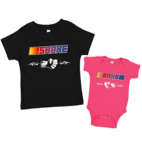 Shake and Bake Matching Sibling Shirts for Brothers and Sisters