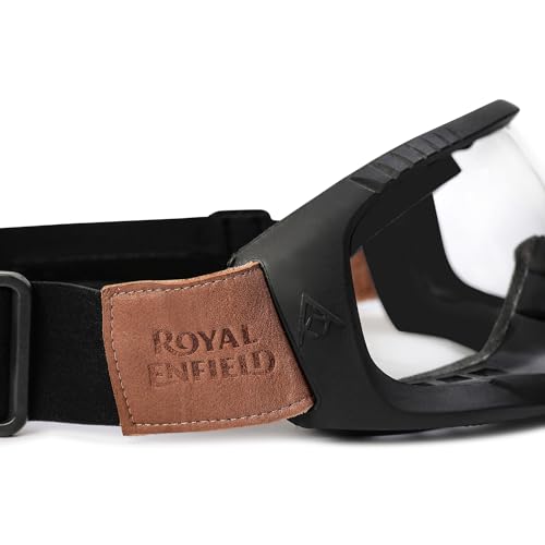 Image of Royal Enfield REMX 2.0 MOTO GOGGLES CLEAR GLASS | Wide Vision for Complete View | Clear glass for High Visibility with Anti Scratch Coating on Both Sides.