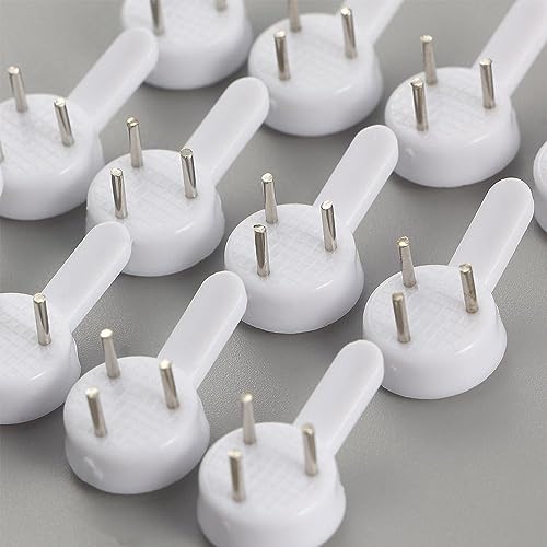 Image of 20Pcs /Pack Photo Frame Hook White Plastic Hanger Non-Mark Hook Without Nails Picture Photo Hook Frame Hangers for Hardware