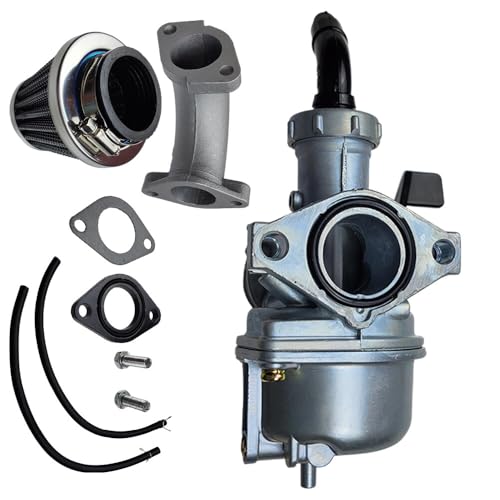 FAMUGOS 22mm Carb Carburetor Intake Pipe Air Filter Replacement For Pit Dirt Bike 110cc 125cc PZ22 22mm Carb Carburetor Intake Pipe Air Filter