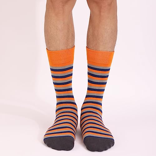 Image of HHX YONLEE Dress Socks 5 /6 /10 Pairs Crew Argyle Colorful Cotton Novelty Casual Happy Fun