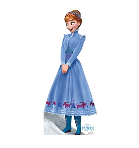 Cardboard People Anna Life Size Cardboard Cutout Standup - Olaf's...