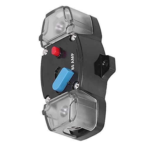 Disyuntor de reinicio 80A en ABS y metal resistente para instalaciones de sonido