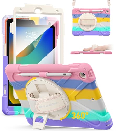 BRAECN for iPad 9th/8th/7th Generation Case,Heavy Duty...