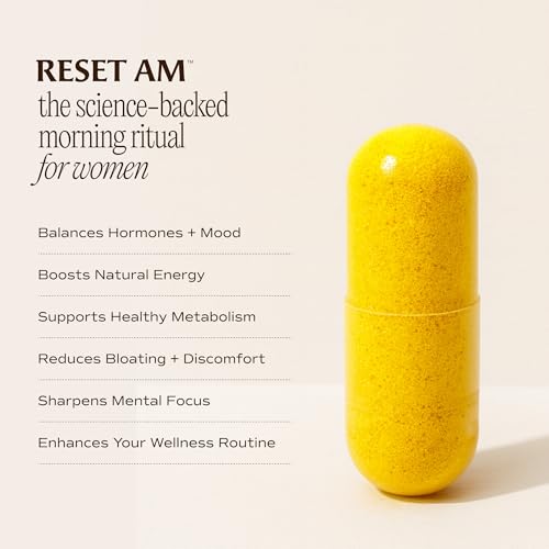 Paulina FITNESS Reset AM Metabolism and Hormone Support Supplement | Appetite Regulation, Metabolism Support, Enhanced Energy and Mood, Hormones | for Holistic Wellness | 90 Capsules - Image 3