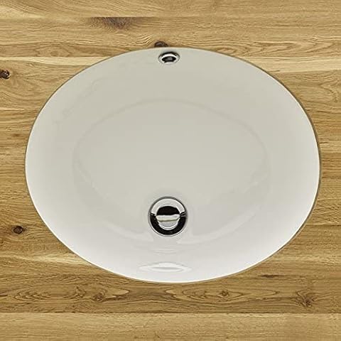 Clickbasin Oval Under Counter Ceramic Basin Cover