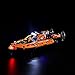 Kyglaring Led Lighting Kit Light Sets Compatible with Lego Technic Rescue Hovercraft 42120 Building Set- Not Include The Lego Set