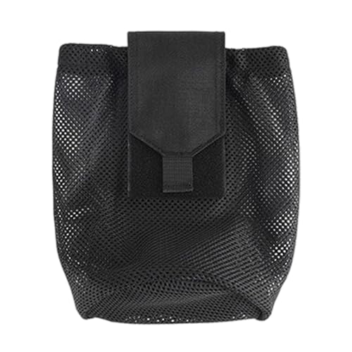 de Almacenamiento – de Recogida de Frutas para cinturón | Gran Capacidad de tracción Riñonera para organización Diaria Caza, Ciclismo, Camping, Escalada, Viajes, Negro, Ver