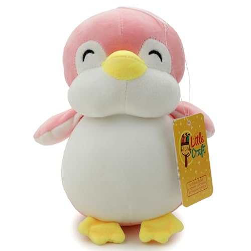 Image of Soft Pink Snowy Plush Toy for Kids Stuffed Soft Toy with Cute Hug-Friendly Plush for Babies, Toddlers & Children Safe, Lightweight & Easy to Clean (30CM)