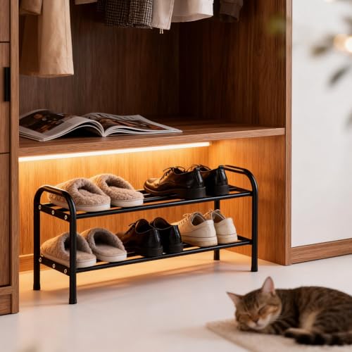 Étagère à chaussures réglable et extensible pour optimiser les petits espaces - 6