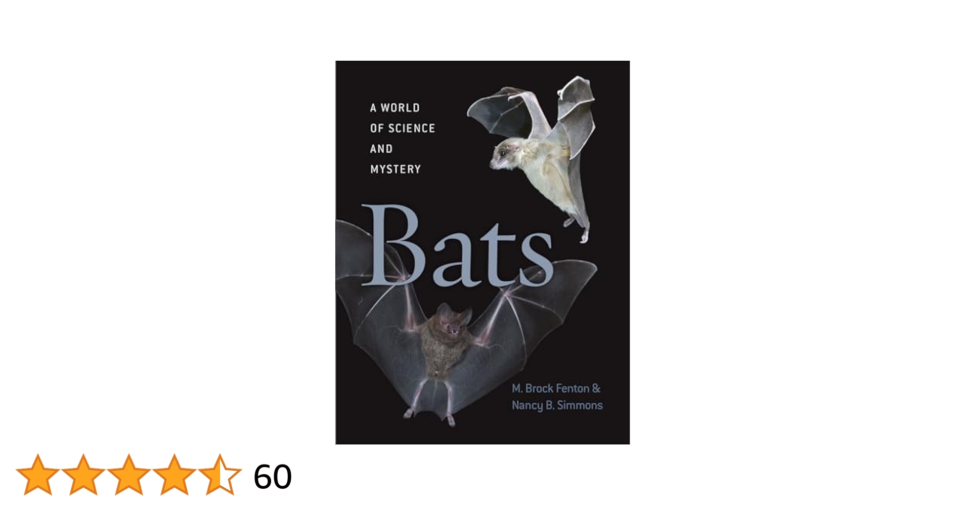 洋書　BATS     M. BROCK FENTON Bats: A World of Science and Mystery: Fenton, M. Brock