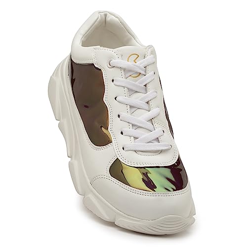 Image of SOLETHREADS Chrome|Lightweight Comfortable Casual Sneakers Shoes for Women