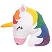 EliteKoopers 1 szt. tęczowy jednorożec poduszka emocjonalna do dekoracji domu prezent