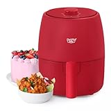 So Yummy by Bella 2qt Air Fryer 1200W Electric Small Air Fryer, Compact Airfryer for Healthy Cooking, Dishwasher-Safe Parts, Kitchen-Friendly Design, Mini Air Fryer for Snacks, Meals, and Desserts