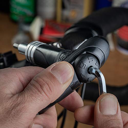 PRO BIKE TOOL Adjustable Torque Wrench Set - 4, 5, 6 NM - Shop Quality Bicycle Multitool Suitable for Home Use - Includes 3, 4, 5mm Allen, T25 Tool Bits - Maintenance Kit for Road and Mountain Bikes