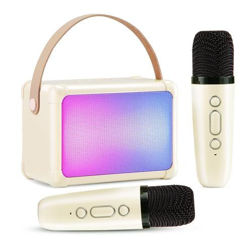 カラオケセット　Bluetooth5.3 ワイヤレスマイク２本 RGB 技適認証 カラオケセット Bluetooth5.3 ワイヤレスマイク2本 RGB 技適