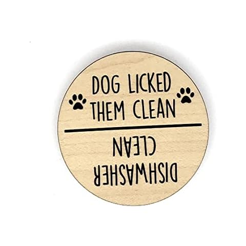 Dog Licked It Clean Dishwasher Magnet, Dishwasher Magnet, Clean Dirty, Kitchen Magnet, Magnets Cover