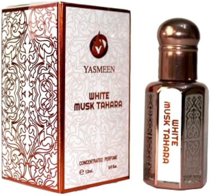 Yasmeen Pure White Musk al Tahara 12 ML HIGH QUAILITY for Women and Men Fragrances Concentrated Thick Oil Attar Perfume Cream